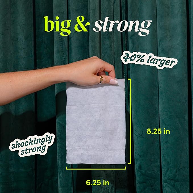 goodwipes Flushable Butt Wipes - Vitamin E & Aloe - Sewer & Septic Safe - Extra Large Adult Wet Wipes For Women & Men - Bathroom Essentials - Shea-Coco, 153 Count (3 Packs + 3 Individually Wrapped)