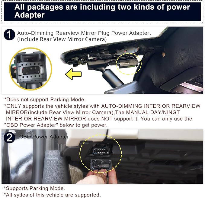 Mangoal Front 4K & Rear 1080p Dash Cam for Cadillac Escalade/Escalade ESV 2015-2020(Model C), Model B & Model C Have Same Models Years but Vehicle Sensor Cover are Different, WiFi and App, 128GB Card