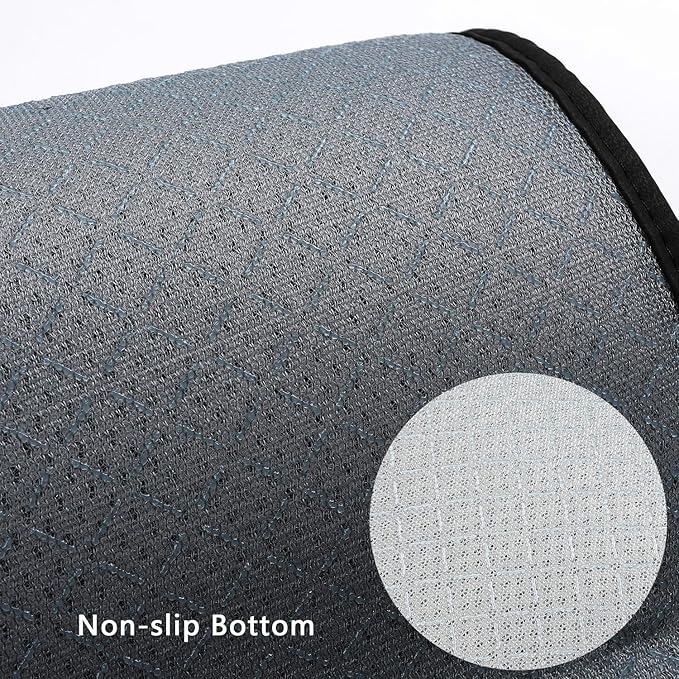 Car Seat Cushion Covers Full Set Front Rear for Tesla Model 3 Highland 2017-2026 Four Seasons Universal Ice Silk Protector Pad Mat Interior Decoration Accessories (Without Logo)