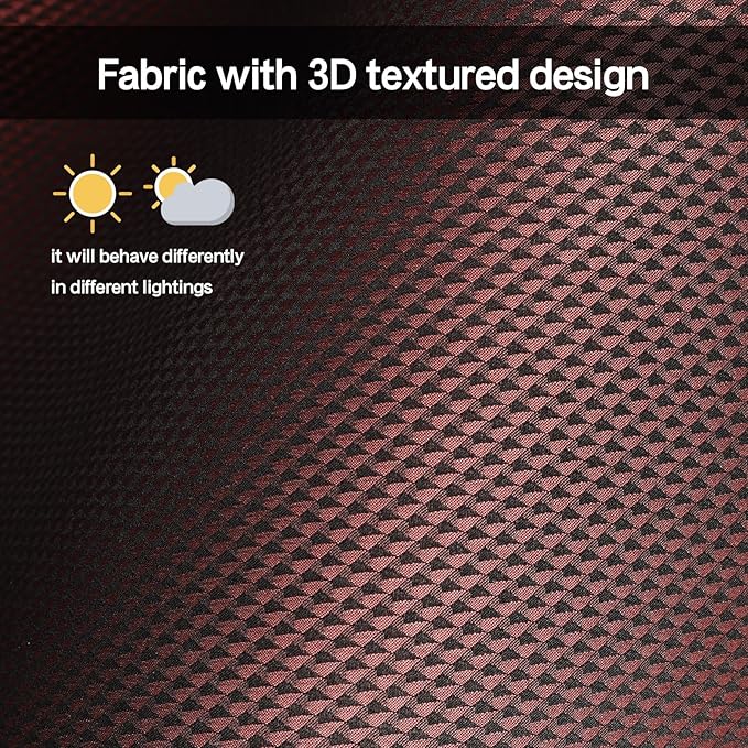 coverdream 2026 Rav4 Seat Covers Custom Fit for 2026 Toyota Rav4 Hybrid (SE,XSE) & PHEV GR Sport SUV,Full Set Polyester Car Seat Protector Black&Wine Red